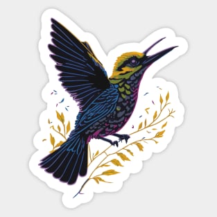 Nature Lovers - Charming Hummingbird Sticker